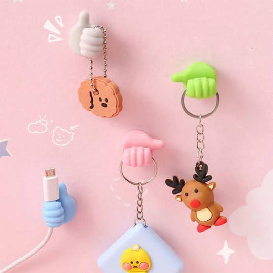 Thumb Wall Hook Multi-Color (Pack of 15)