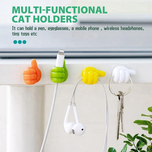 Thumb Wall Hook Multi-Color (Pack of 15)